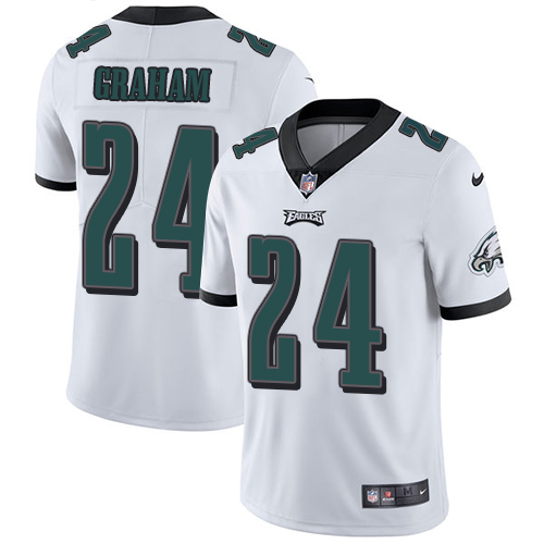 Philadelphia Eagles #24 Corey Graham White Men's Stitched Vapor Untouchable Limited Jersey Men's