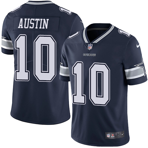 Dallas Cowboys #10 Tavon Austin Navy Blue Team Color Men's Stitched Vapor Untouchable Limited Jersey Men's
