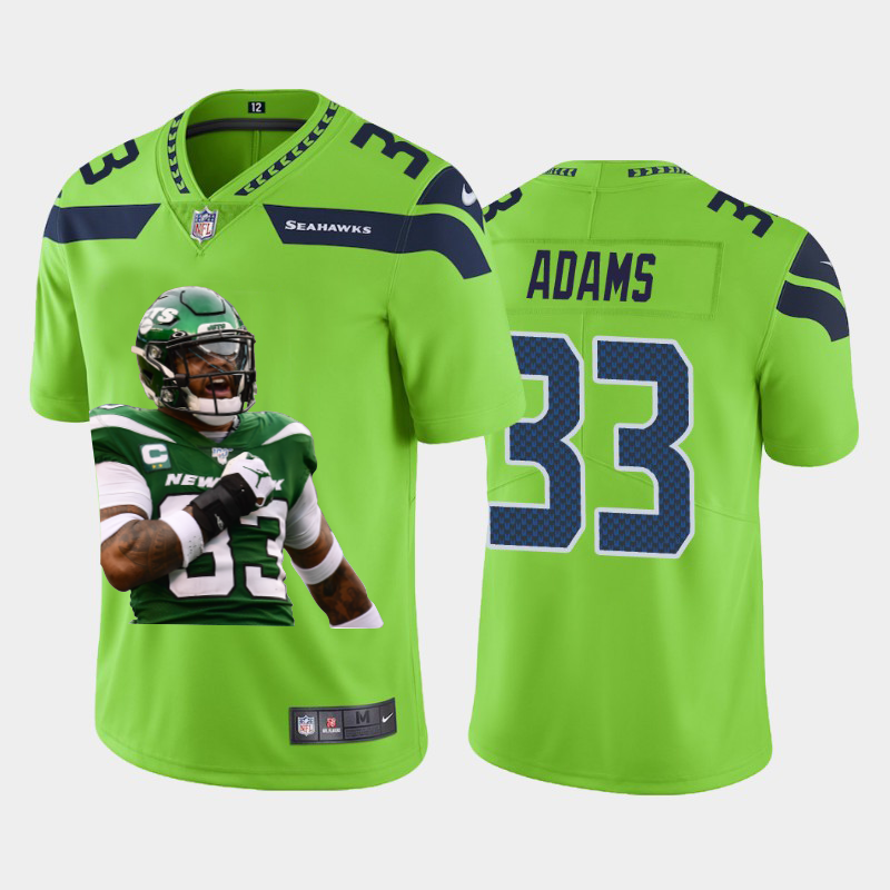 Seattle Seahawks #33 Jamal Adams Team Hero 1 Vapor Limited Jersey Green