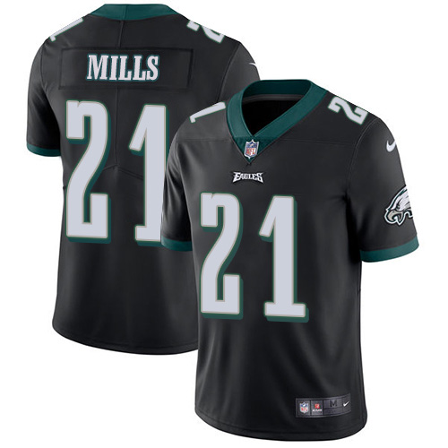 Philadelphia Eagles #21 Jalen Mills Black Alternate Youth Stitched Vapor Untouchable Limited Jersey Youth
