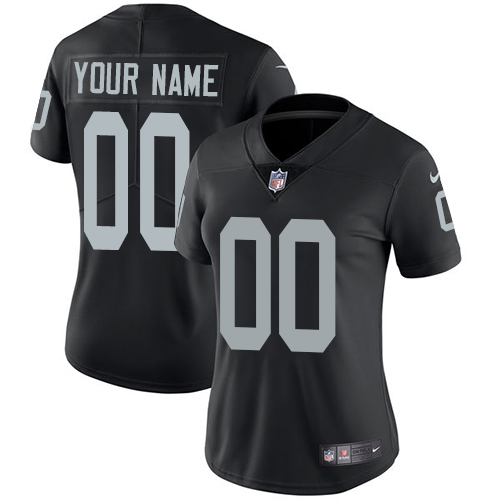 Las Vegas Raiders Customized Black Team Color Stitched Vapor Untouchable Limited Women's Jersey