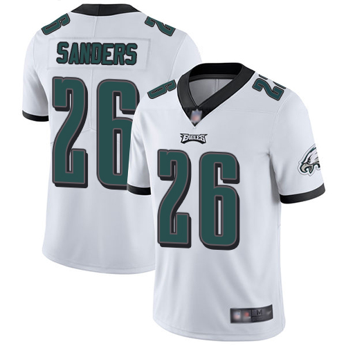 Eagles #26 Miles Sanders White Youth Stitched Vapor Untouchable Limited Jersey