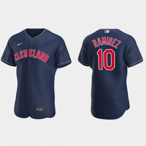 Cleveland Guardians #10 Harold Ramirez Men's 2022 Authentic Alternate Stitched Jersey - Navy Men's