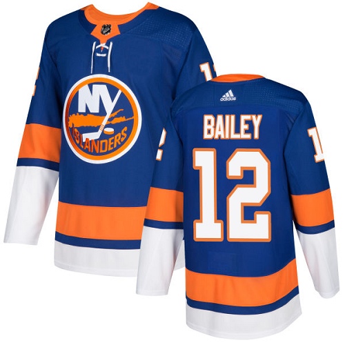Adidas New York Islanders #12 Josh Bailey Royal Blue Home Authentic Stitched Jersey Men's
