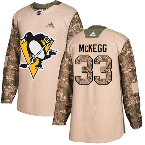 Adidas Pittsburgh Penguins #33 Greg McKegg Camo Authentic 2017 Veterans Day Stitched Jersey Men's