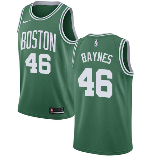 Boston Celtics #46 Aron Baynes Green Swingman Icon Edition Jersey Mens
