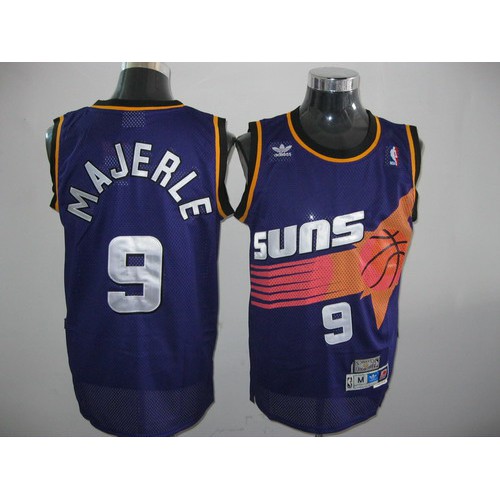 Phoenix Suns #9 Dan Majerle Throwback Purple Stitched Jersey Mens