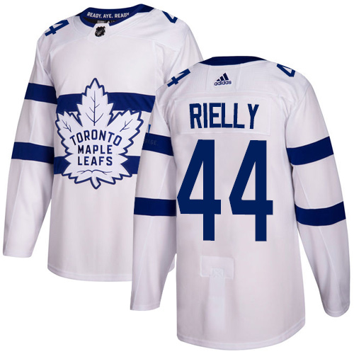 Adidas Maple Toronto Maple Leafs #44 Morgan Rielly White Authentic 2018 Stadium Series Stitched Youth Jersey Youth