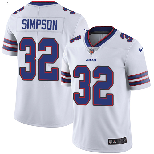 Buffalo Bills #32 O. J. Simpson White Youth Stitched Vapor Untouchable Limited Jersey Youth