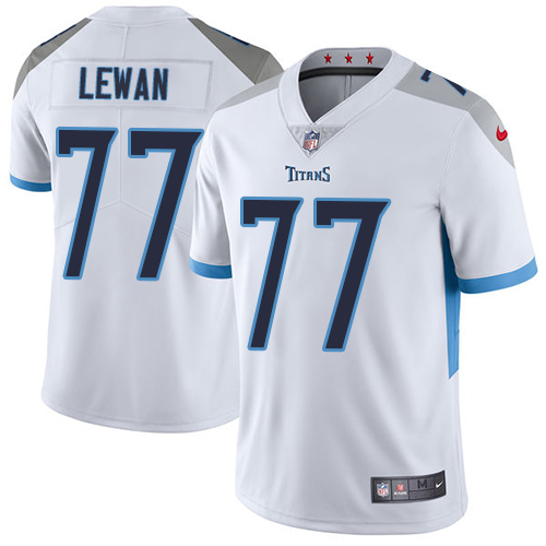 Tennessee Titans #77 Taylor Lewan White Men's Stitched Vapor Untouchable Limited Jersey Men's