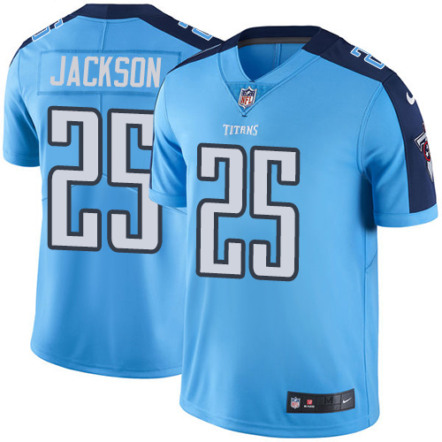 Tennessee Titans #25 Adoree' Jackson Light Blue Youth Stitched Limited Rush Jersey Youth