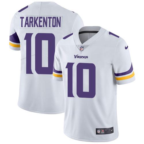 Vikings #10 Fran Tarkenton White Men's Stitched Vapor Untouchable Limited Jersey