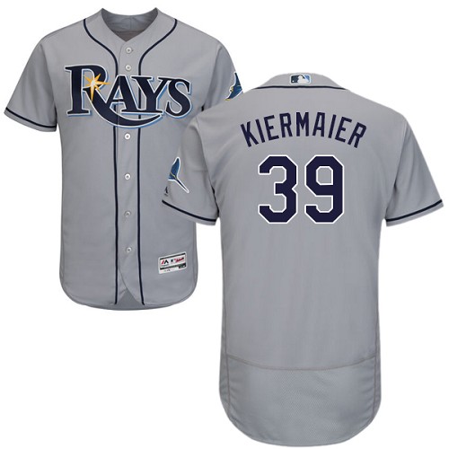 Tampa Bay Rays #39 Kevin Kiermaier Grey Flexbase Authentic Collection Stitched Jersey Men's
