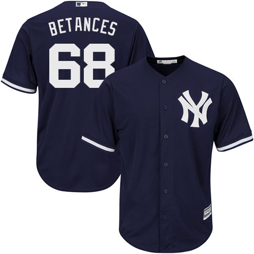 New York Yankees #68 Dellin Betances Navy blue Cool Base Stitched Youth Jersey Youth