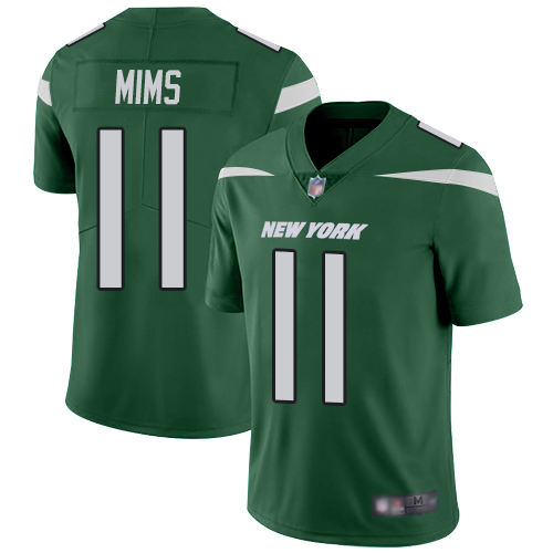 New York Jets #11 Denzel Mim Green Team Color Youth Stitched Vapor Untouchable Limited Jersey Youth