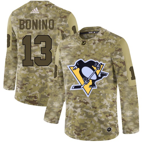 Adidas Pittsburgh Penguins #13 Nick Bonino Camo Authentic Stitched Jersey Men's