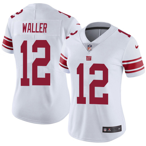 Giants #12 Darren Waller White Women's Stitched Vapor Untouchable Limited Jersey