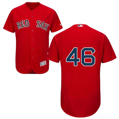 Boston Red Sox #46 Craig Kimbrel Red Flexbase Authentic Collection Stitched Jersey Men's