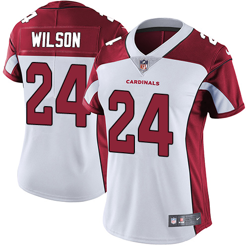 Arizona Cardinals #24 Adrian Wilson White Women's Stitched Vapor Untouchable Limited Jersey Womens