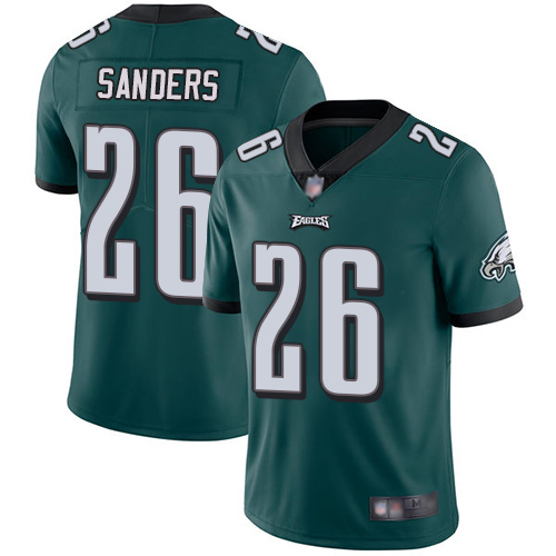 Eagles #26 Miles Sanders Midnight Green Team Color Men's Stitched Vapor Untouchable Limited Jersey