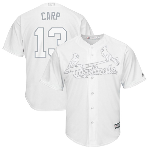 St.Louis Cardinals #13 Matt Carpenter White 