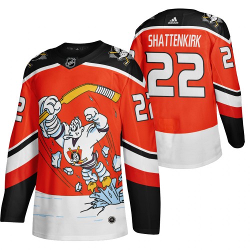 Anaheim Anaheim Ducks #22 Kevin Shattenkirk Red Men's Adidas 2020-21 Reverse Retro Alternate Jersey Men's
