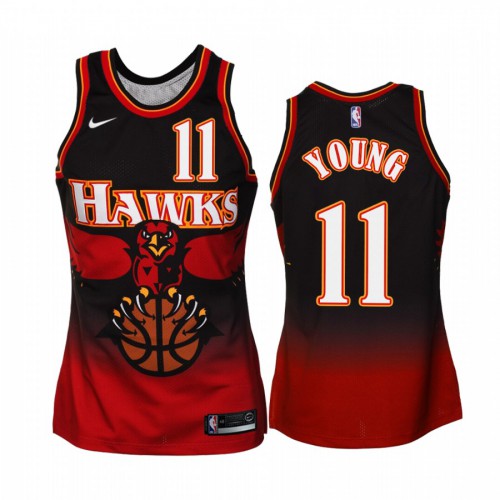 Atlanta Hawks #11 Trae Young 1995-1999 Hardwood Classic Mens Jersey Mens