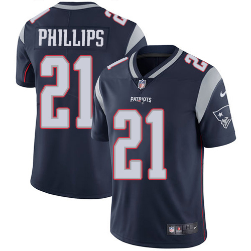 New England Patriots #21 Adrian Phillips Navy Blue Team Color Youth Stitched Vapor Untouchable Limited Jersey Youth