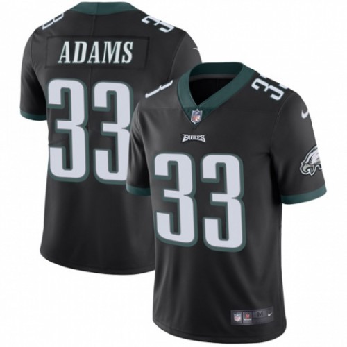 Philadelphia Eagles #33 Josh Adams Black Alternate Men's Stitched Vapor Untouchable Limited Jersey Men's