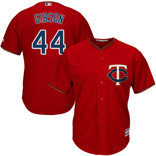 Minnesota Twins #44 Kyle Gibson Red Cool Base Stitched Youth Jersey Youth