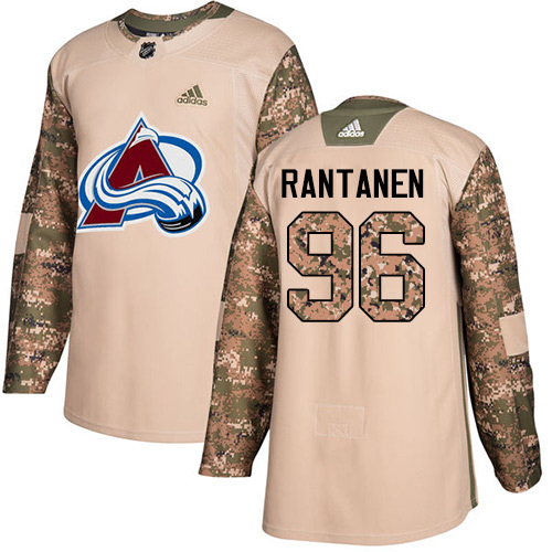 Adidas Colorado Avalanche #96 Mikko Rantanen Camo Authentic 2017 Veterans Day Stitched Youth Jersey Youth
