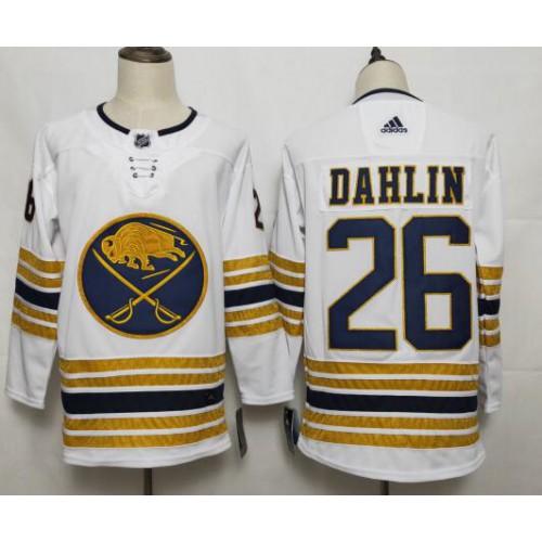 Buffalo Buffalo Sabres #26 Matt Moulson White Unveil Golden 50th Anniversary Jersey Men's