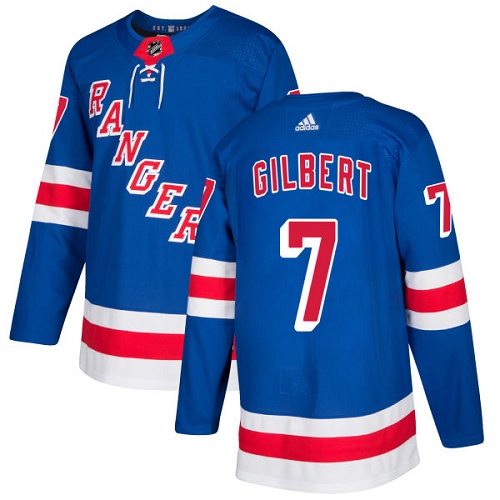 Adidas New York Rangers #7 Rod Gilbert Royal Blue Home Authentic Stitched Jersey Men's