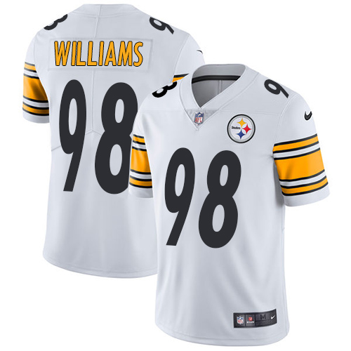 Pittsburgh Steelers #98 Vince Williams White Youth Stitched Vapor Untouchable Limited Jersey Youth