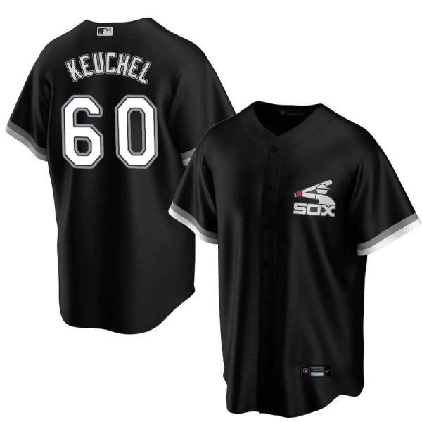 Chicago White Sox 60 Replica Black 2020 Dallas Keuchel Jersey