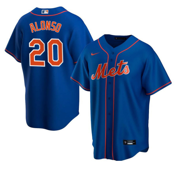 Men's Youth Women's New York Mets 20 Replica 2020 Royal Alternate Pete Alonso Jersey