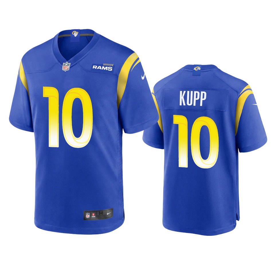 Los Angeles Rams #10 Cooper Kupp Men's Game Jersey - Royal