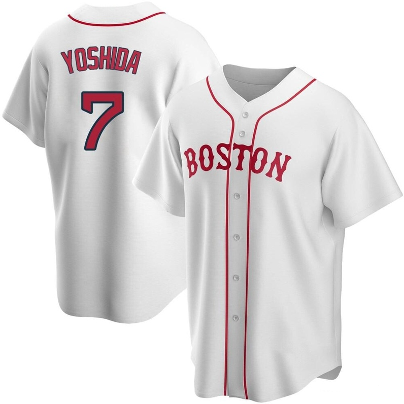 Men's Youth Women's Boston Red Sox #7 Masataka Yoshida Alternate Jersey - White