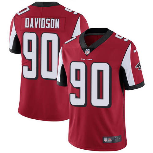 Atlanta Falcons #90 Marlon Davidson Red Team Color Youth Stitched Vapor Untouchable Limited Jersey Youth