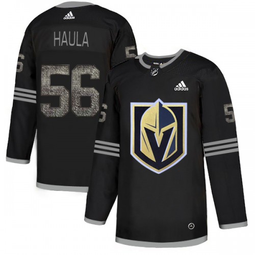Adidas Golden Vegas Golden Knights #56 Erik Haula Black Authentic Classic Stitched Jersey Men's