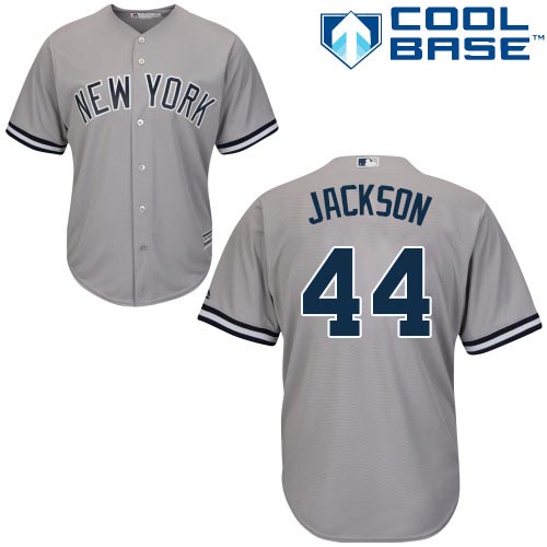 New York Yankees #44 Reggie Jackson Grey Cool Base Stitched Youth Jersey Youth