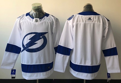 Adidas Lightning Blank White Road Authentic Stitched Jersey