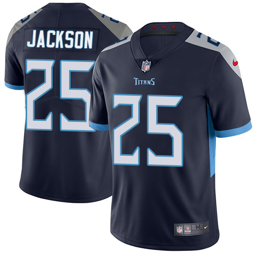 Tennessee Titans #25 Adoree' Jackson Navy Blue Team Color Men's Stitched Vapor Untouchable Limited Jersey Men's