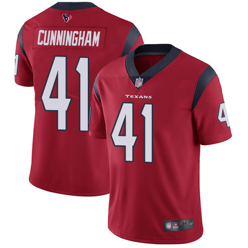 Houston Texans #41 Zach Cunningham Red Alternate Youth Stitched Vapor Untouchable Limited Jersey Youth