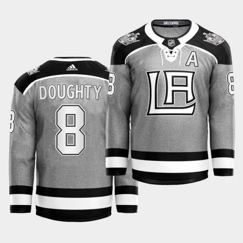 Adidas Los Angeles Kings #8 Drew Doughty 2021 City Concept Stitched Jersey - Black Men's
