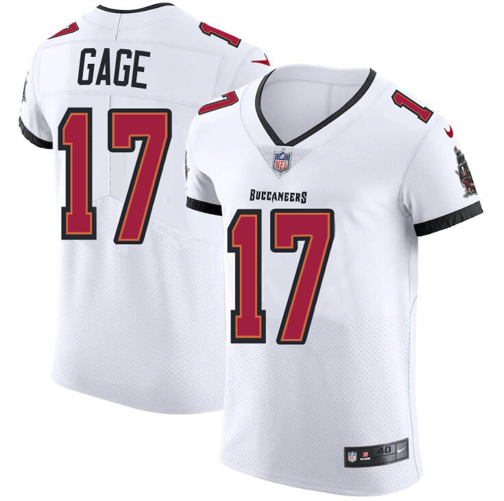 Tampa Bay Buccaneers #17 Russell Gage Men's White Vapor Elite Jersey