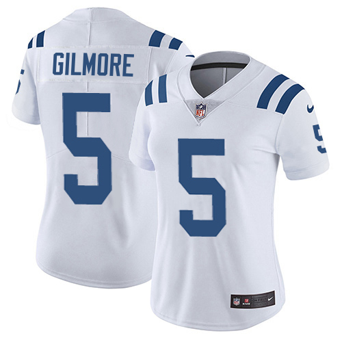 Colts #5 Stephon Gilmore White Women's Stitched Vapor Untouchable Limited Jersey
