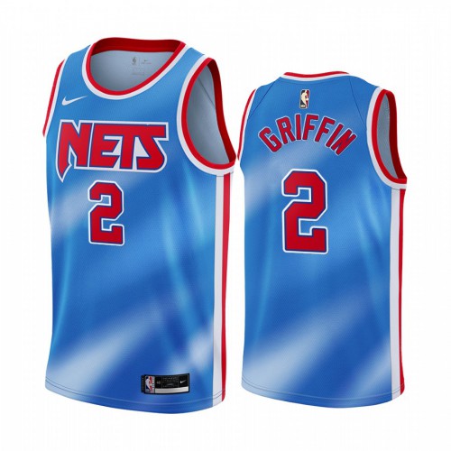 Brooklyn Nets #2 Blake Griffin Blue Swingman Classic Edition Jersey Mens