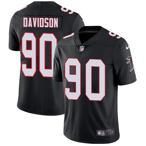 Atlanta Falcons #90 Marlon Davidson Black Alternate Youth Stitched Vapor Untouchable Limited Jersey Youth