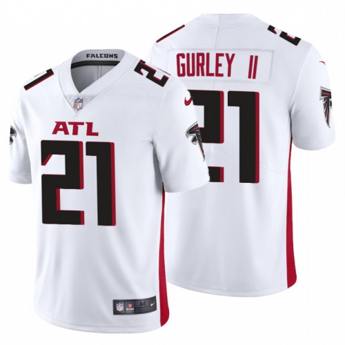 Atlanta Atlanta Falcons #21 Todd Gurley II Men's White 2020 Vapor Untouchable Limited Jersey Men's